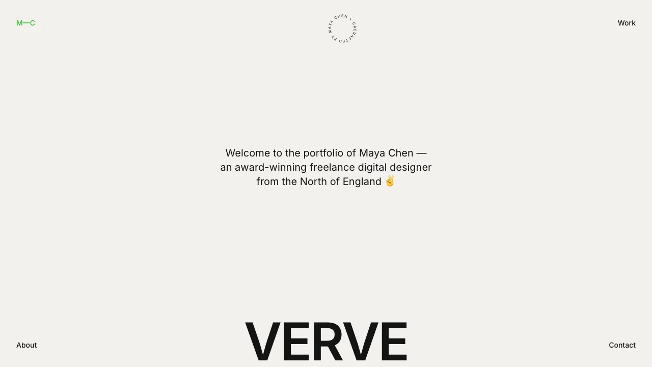 Screenshot of Ivory - Designer Portfolio Website Template